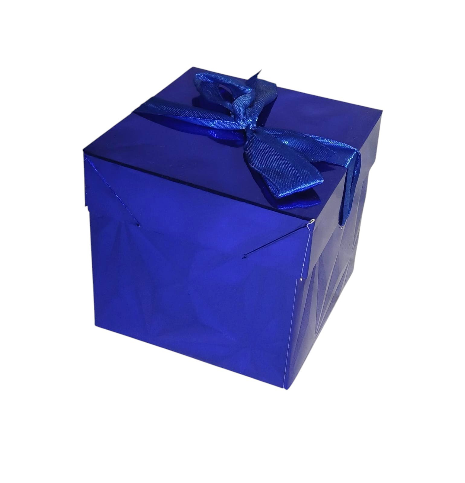 CAIXA CUBO METALIZADA 10X10X10